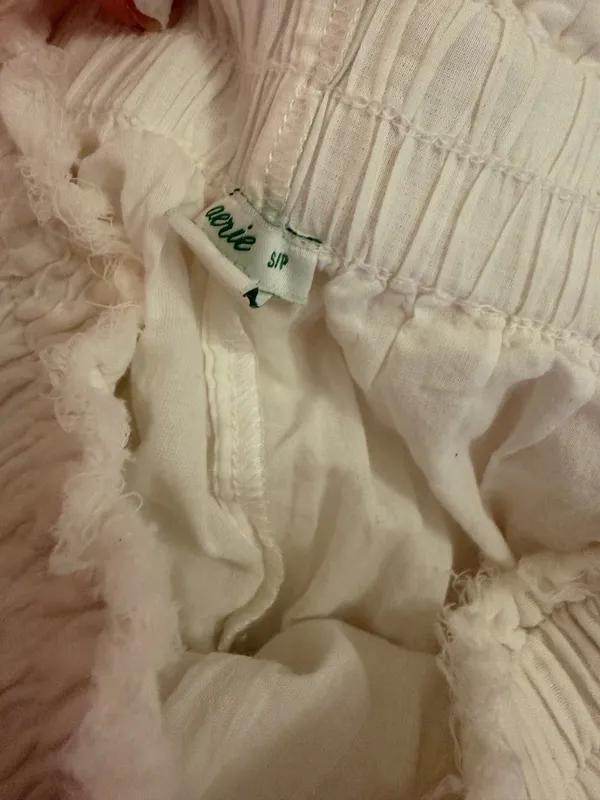 Aerie White Ruffle Skirt - Image 5