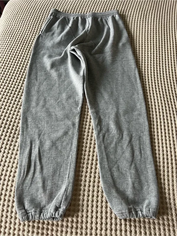 Russell Athletic Light Gray Fleece Sweatpants - Image 4