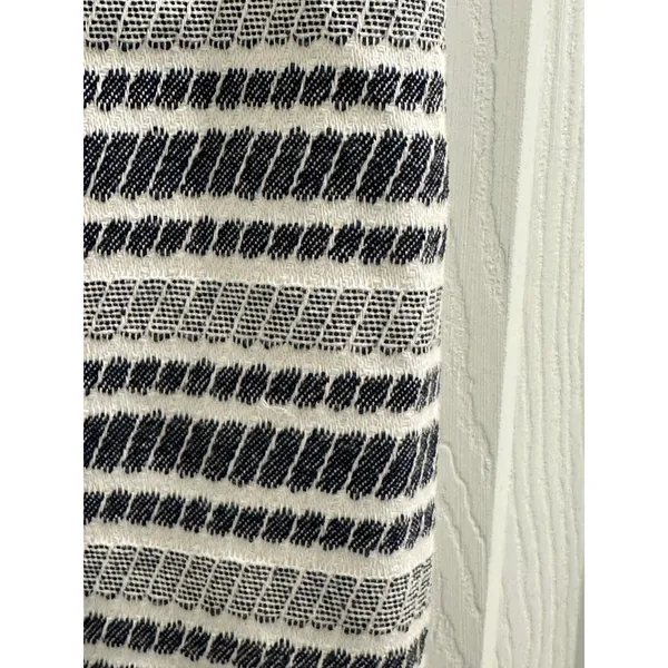 Ann Taylor Petite Navy & White Striped Textured Pencil Skirt 0P Coastal XSP PXS! - Image 3