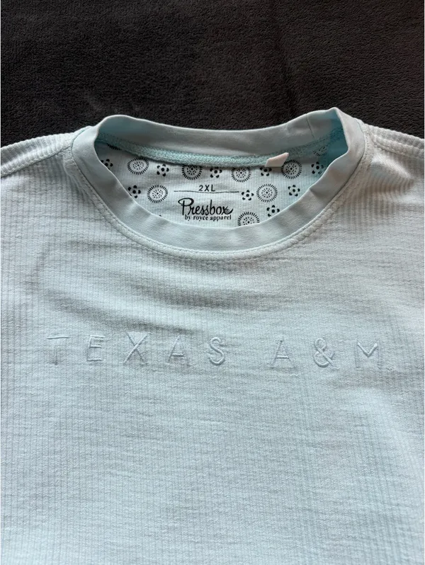 Pressbox Texas A&M Crewneck Cyan - Image 2