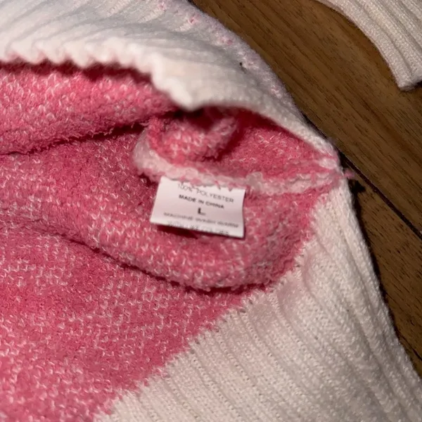 Heart sweater Pink Size L - Image 3