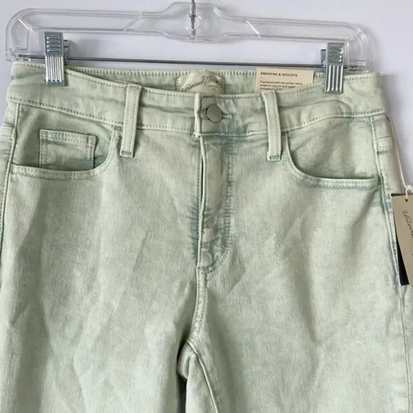 Universal Thread Womens Mint‎ Green High Rise Skinny Ankle Jeans Size 2 26R NEW - Image 4