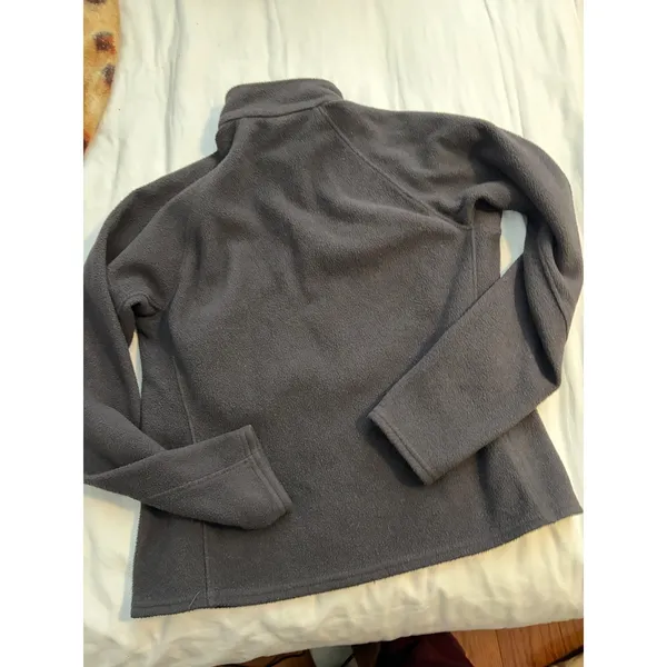 Patagonia Capilene Quarter Zip Fleece Pullover Charcoal Gray Womens‎ Medium - Image 5