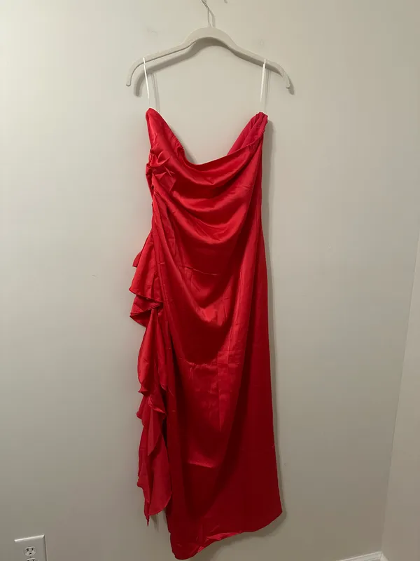 Princess Polly CALLITA STRAPLESS MAXI DRESS RED - Image 10