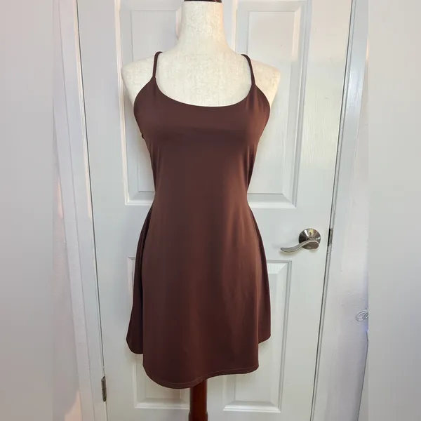 Tennis Dress for Women‎ Backless Lace Up Workout Dress Size Medium - Image 8