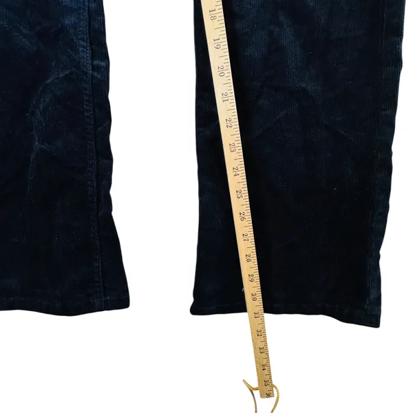Banana Republic‎ High Rise Flare Corduroy Jeans Navy 25P Petite Retro 70s Fall - Image 7