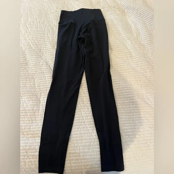 Women’s Cross Black Leggings - Image 3