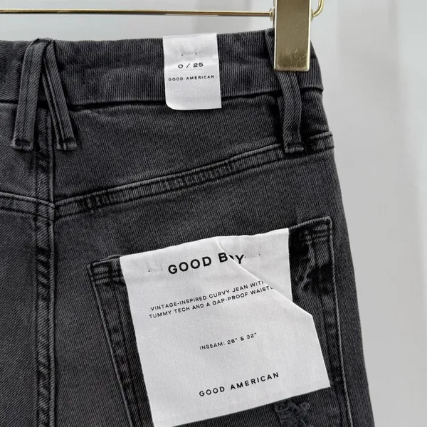 Good American Good Boy High Waist Jeans size 0 / 25‎ NWT - Image 8