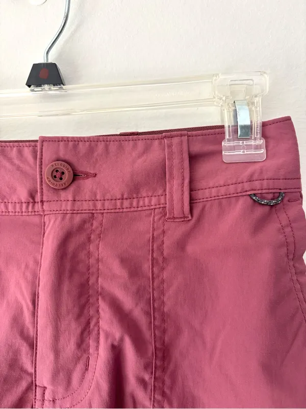 REI Sahara Bermuda Shorts Pink Cargo Outdoor Hiking Activewear Gorpcore - Image 4