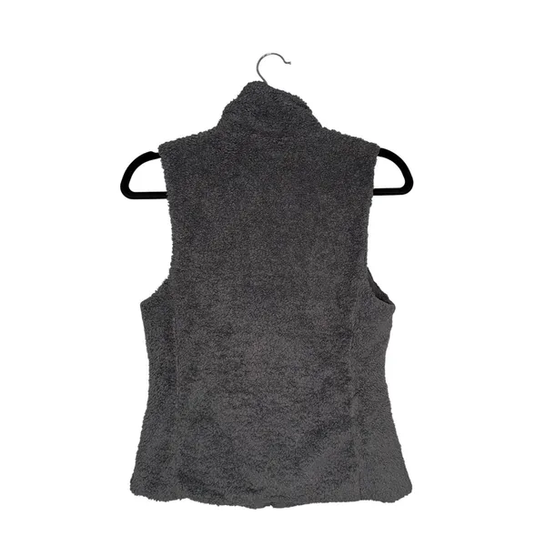 Patagonia Los Gatos Fleece Vest Womens‎ Small Gray Good Full Zip Sherpa - Image 4