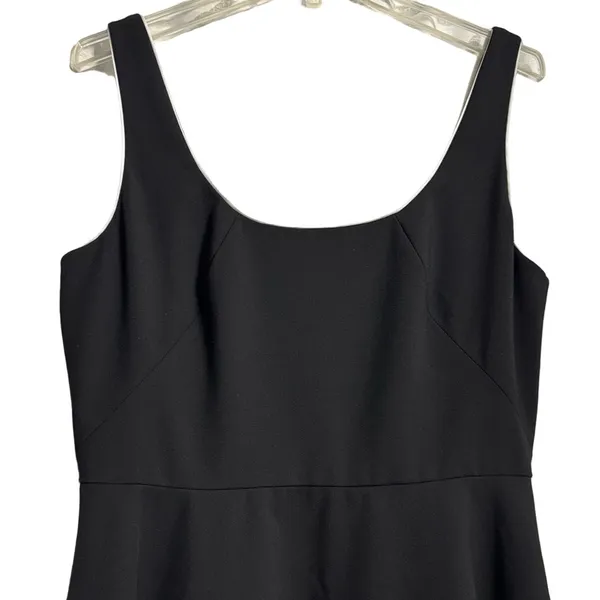 White House Black Market Black and White Mini Dress - Image 2