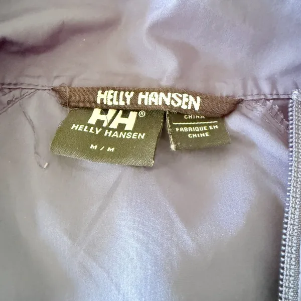 Helly Hansen Womens Lightweight Packable Windbreaker Raincoat Jacket Airshell M - Image 3