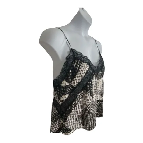 Victoria's Secret Black Satin Tank Top Size XL Sleep Cami Pajama Top Shirt - Image 4