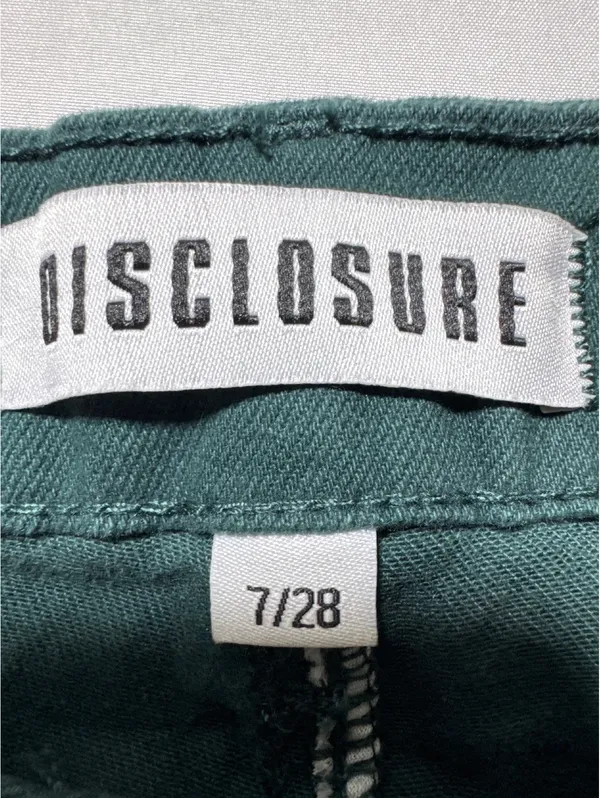 Disclosure High Rise Cargo Pants W7/L32 in Forest Green - St - Image 5