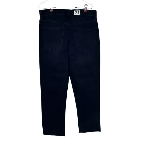 Gap Women's Jeans Cheeky‎ Straight Sky High Low Stretch Denim Black Size 31 NWT - Image 8