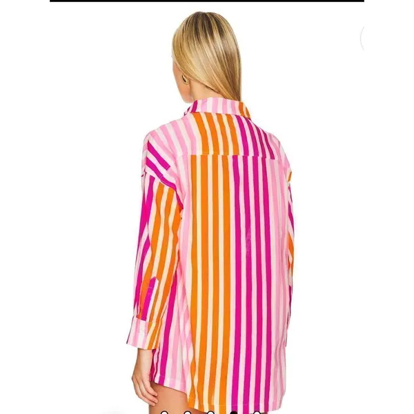 NWT Beach Riot Alexa Top in Sunset Stripes Size PL - Image 5