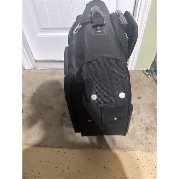 Dakota by Tumi Black Ballistic Nylon 23" Wheeled Rolling Garment Bag Luggage - Image 7