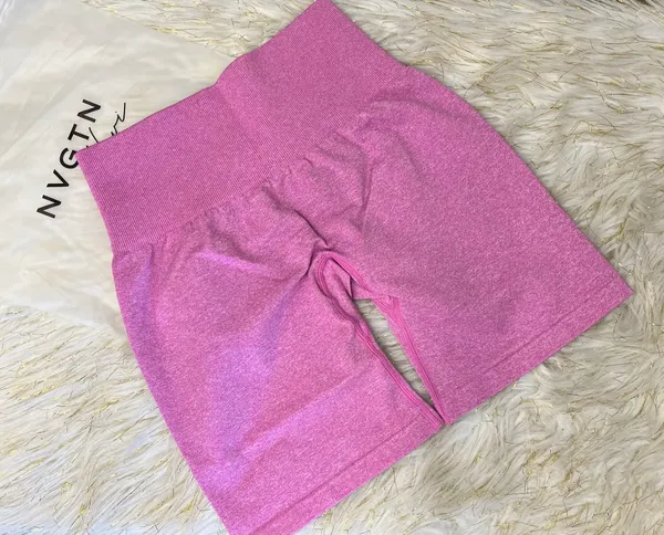 NVGTN Scrunch Shorts XS Bubblegum - Image 3