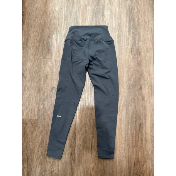Alo Yoga High-Waist Airbrush Leggings Womens XS Anthracite Gray Activewear 4009 - Image 2