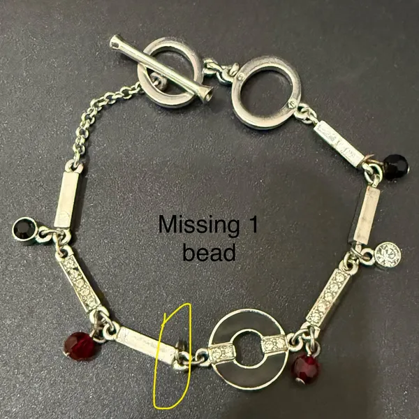 SWAROVSKI Crystal Swan Signed Silver-tone Toggle Bracelet 12.2g. - Image 9