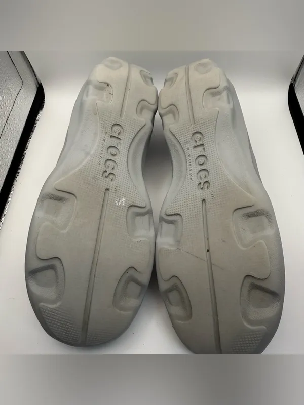 Crocs Busy‎ Day Stretch Ballet Flat Navy Blue Black Comfort Slip On Casual W7 - Image 8