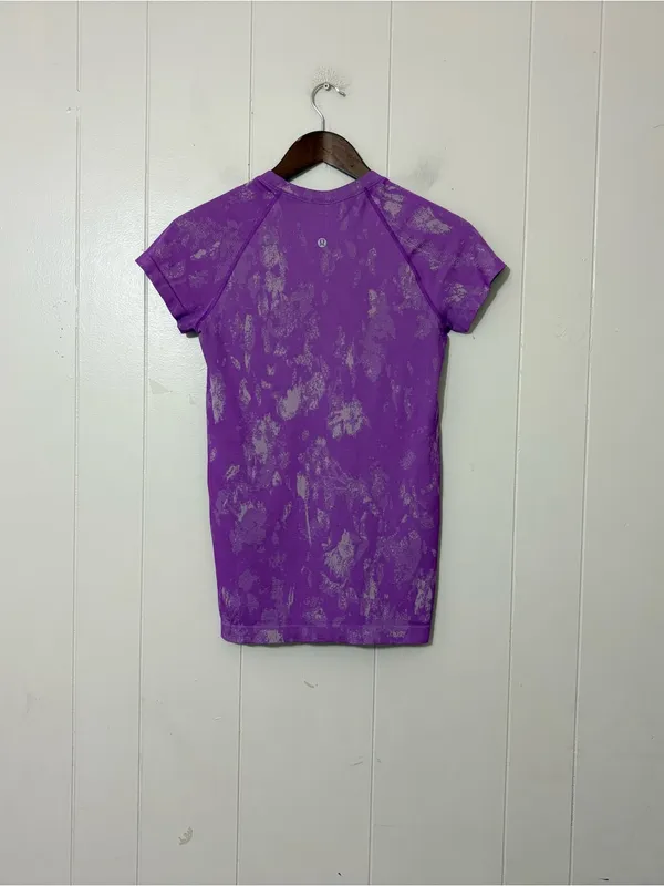 Lululemon Swiftly Tech Short Sleeve 2.0 Shadow Bloom Lilac Purple Running Shirt6 - Image 8