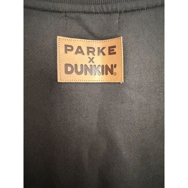 Parke x Dunkin' Varsity Mockneck Dunkin Espresso Size L/XL - Image 9