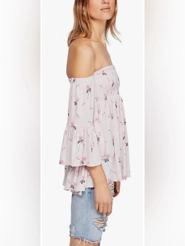 Free People ✨ Lana Floral Smocked Blouse - Image 2