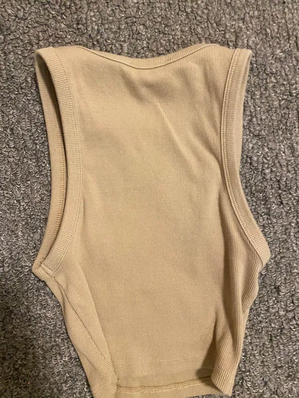 ZARA tan  tank - Image 2