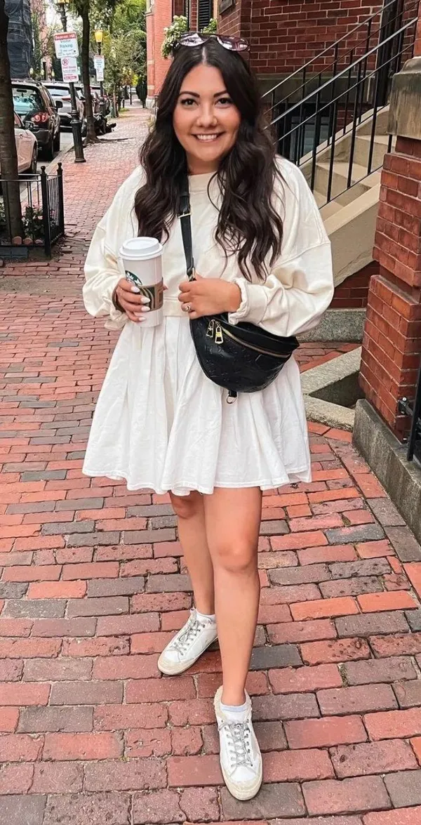 Free People Eleanor Sweatshirt Dress - Image 5
