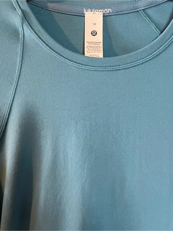 Lululemon It's Rulu Run Long Sleeve Shirt 10 Fitness Yoga Activewear Athleisure - Image 5