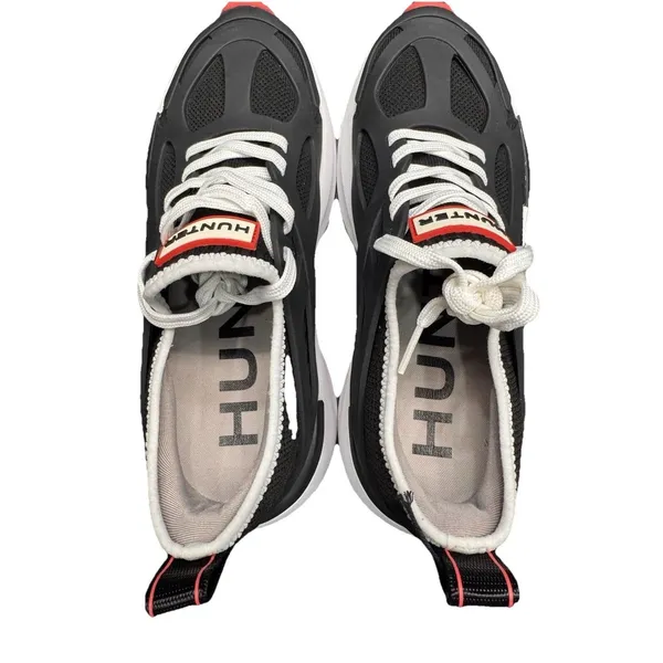 Hunter Tulip Sneakers Women 8.5 Black Water Resistant BNWT Box Flaw - Image 7