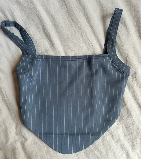 Princess Polly Pinstripe Crop Top - Image 3