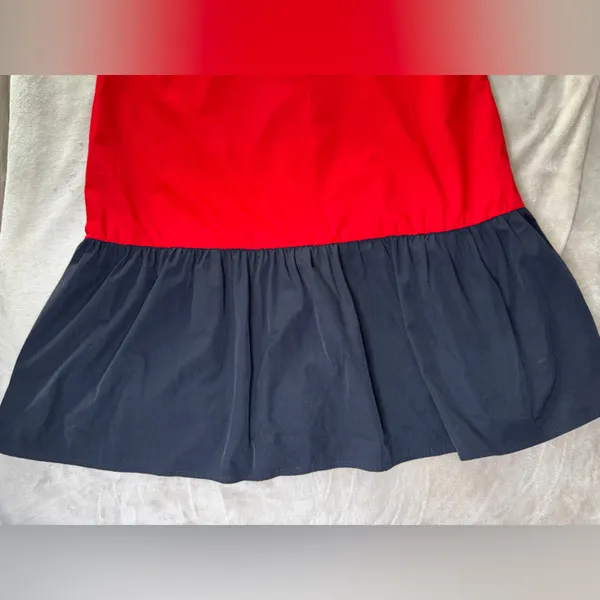 TCEC Red and Black Pleated Sundress Casual - Image 8