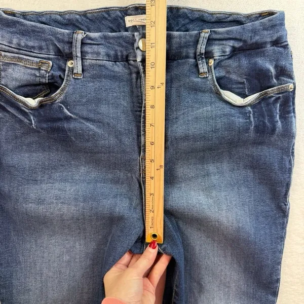 Good American 14 32 Good Legs‎ Skinny Jeans In Indigo Blue High Rise Stretch - Image 14