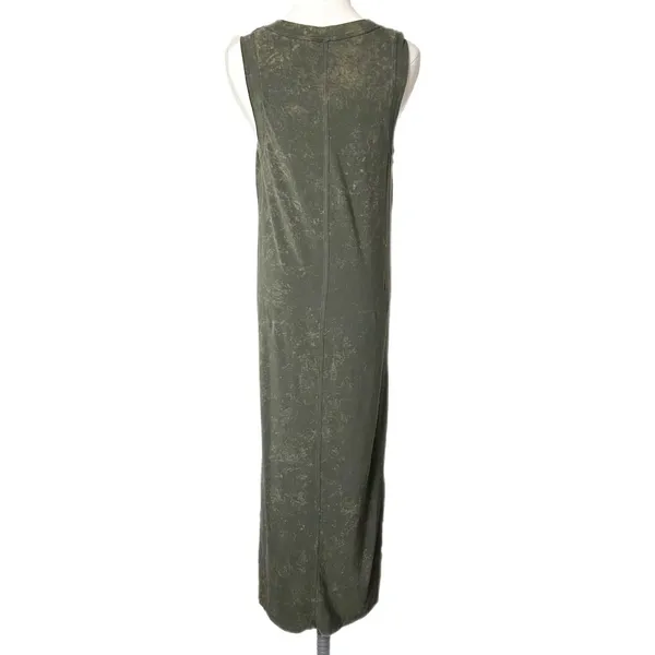 Lululemon All Yours Tank Maxi Dress Cloudy Wash Dark Olive Green Size 6 - Image 3