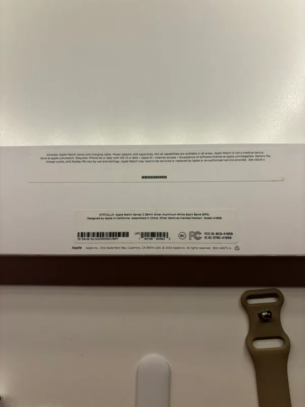 Apple Watch Series 3 38mm Silver - Image 4