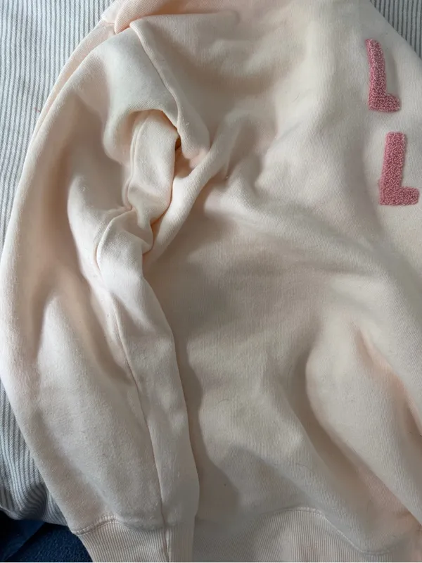 Peach 'Lake Life' Pullover Sweatshirt Pink Size L - Image 8
