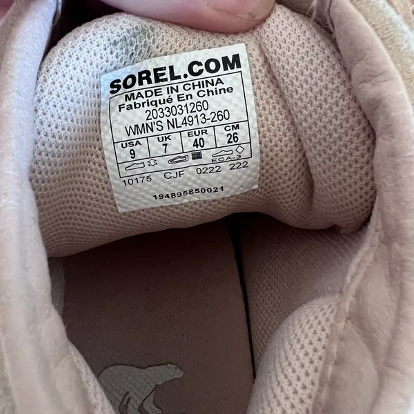 Sorel Women's‎ Out N About Wedge Sneaker Bootie Nova Sand, Sea Salt - Image 7