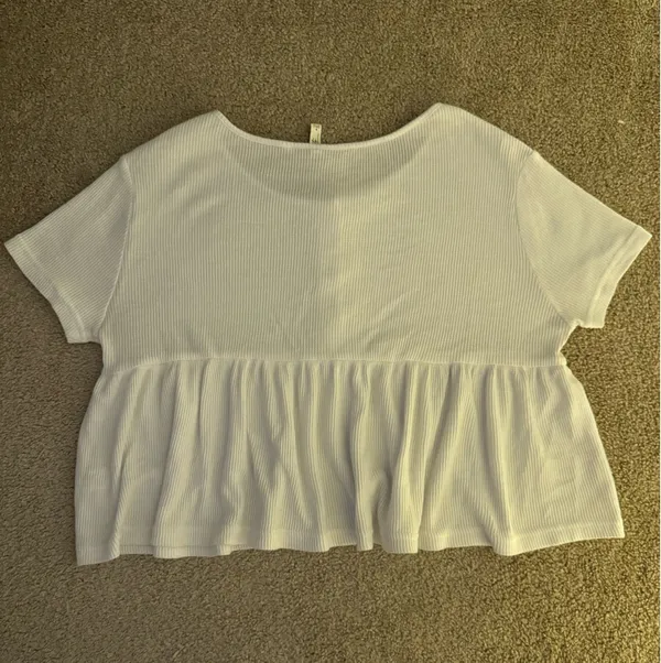 LA Hearts White PacSun Flowy Top - Image 3