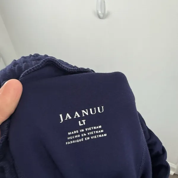 Jaanuu Princess‎ Seams V-Neck Scrub Top Cesi Slim Leg Navy Blue READ Women XL/LT - Image 13