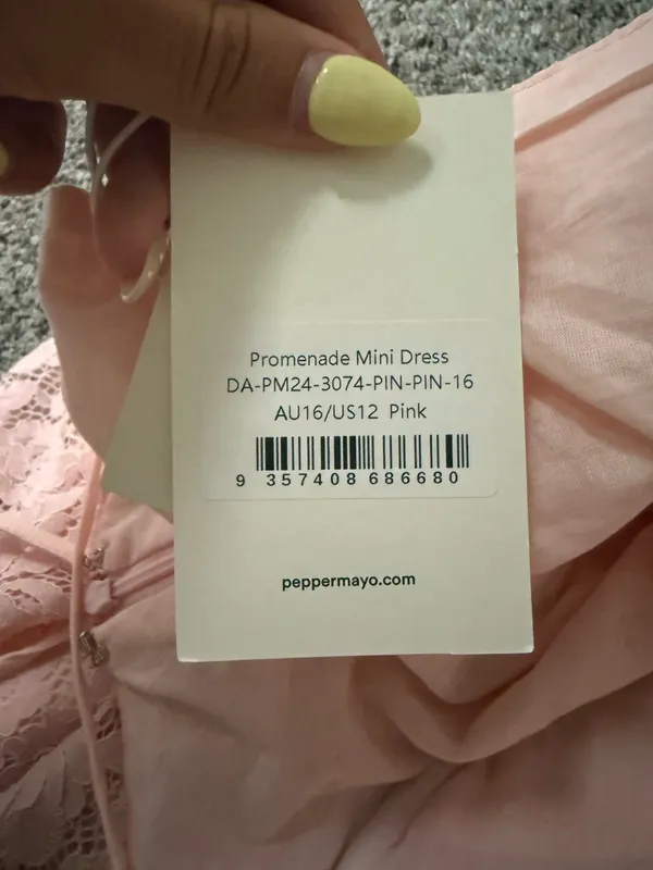 Peppermayo Dress Mini Pink - Image 6