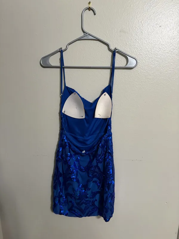 Lucy in the Sky Blue sequence dress - Image 2