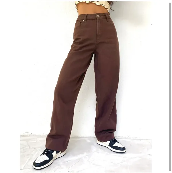 Tiger Mist Brown Butterfly Jeans - Image 2