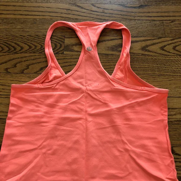 Lululemon Racerback Tank Scoop Neck Peach Pink - Image 4