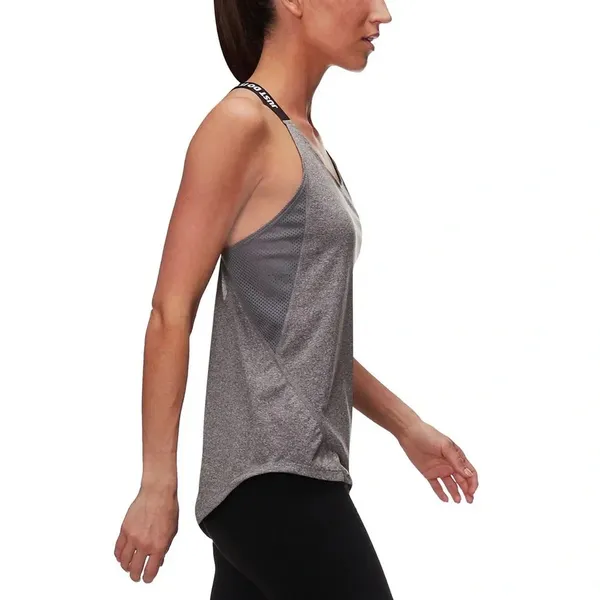 Nike Women’s Gray Dri-Fit Elastika Athletic Workout Fitness Gym Tank Sport M - Image 3