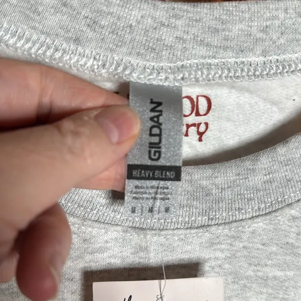 NWT ALLGOOD Artistry ‘Be You’ Skeleton Hand Rainbow Pride Sweatshirt Gray Sz Med - Image 3