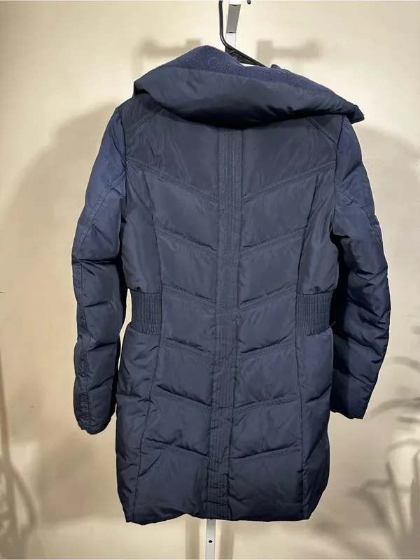 E7. Cole Haan Navy Packable Quilted Puffer Coat - Image 3
