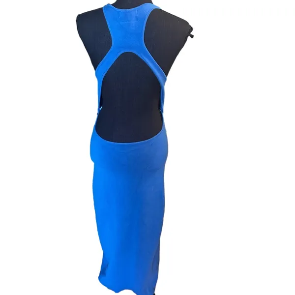 House of Harlow 1960 Blue Open-Back Dress – Size S - Image 3