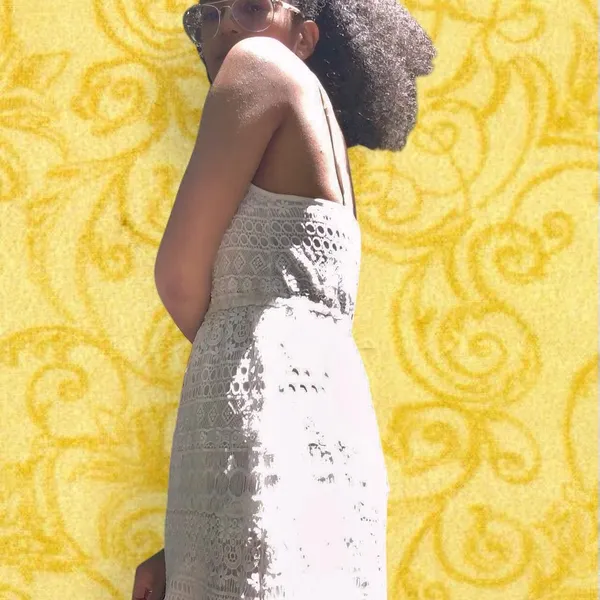 H&M White lace dress - Image 4